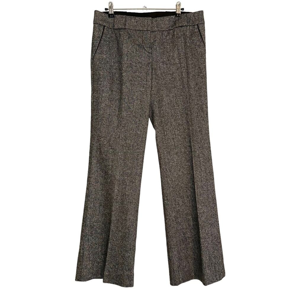 Bebe Wool Silk Blend Black And White Trousers 8
